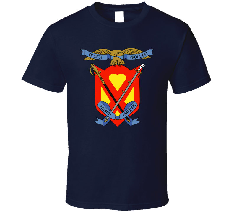 Usmc - 4th Marine Regiment T Shirt