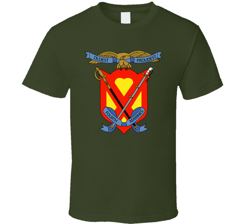 Usmc - 4th Marine Regiment T Shirt