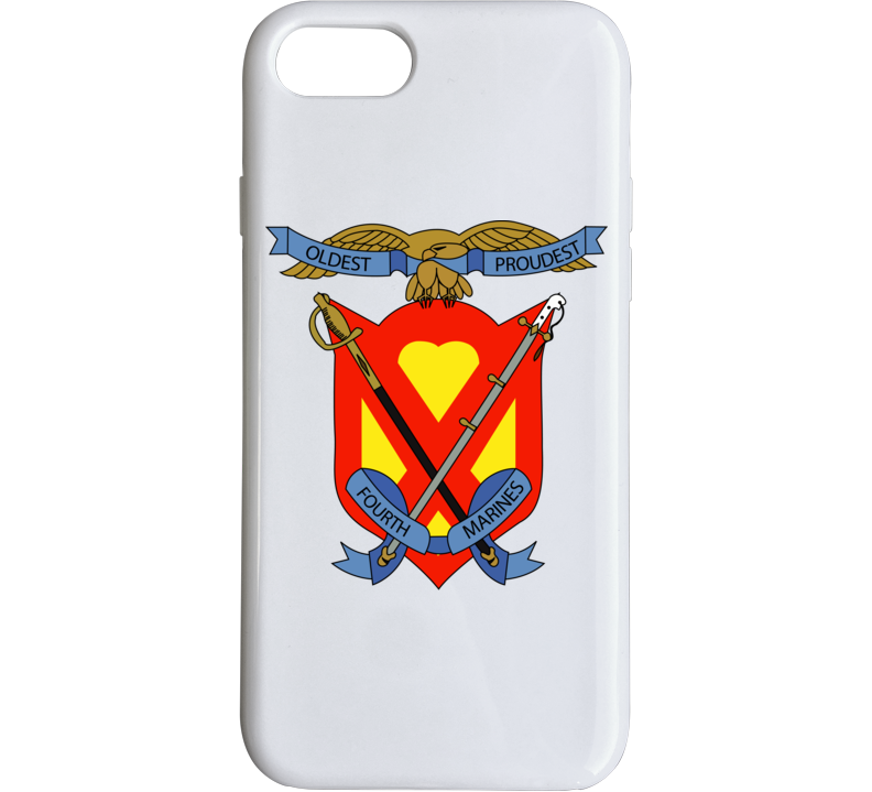 Usmc - 4th Marine Regiment Phone Case