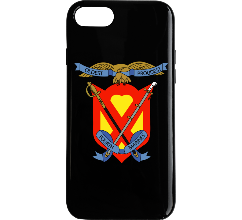 Usmc - 4th Marine Regiment Phone Case