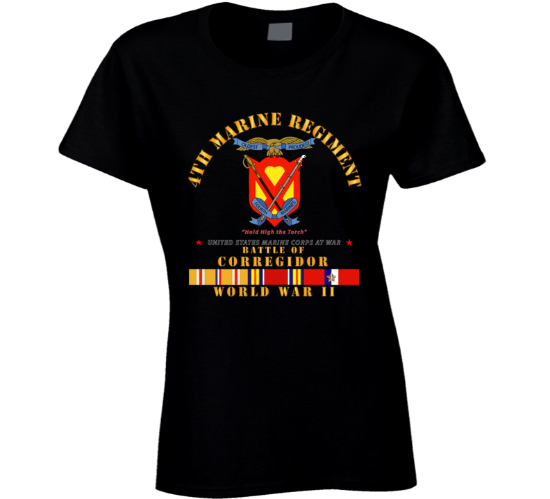 Usmc - 4th Marine Regiment - Battle Of Corregidor - Wwii W Pac Svc Ladies