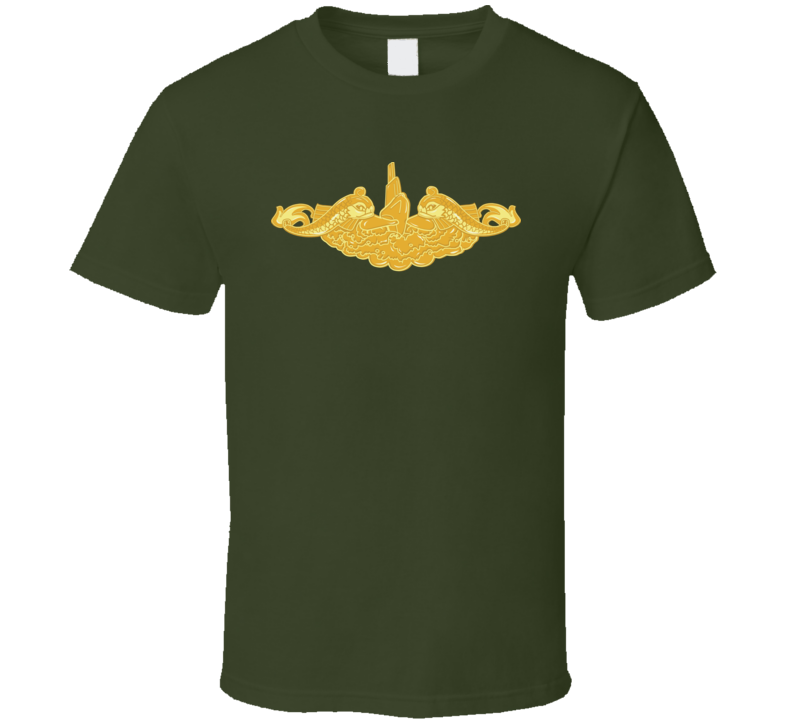 Navy - Submarine Gold Badge T Shirt