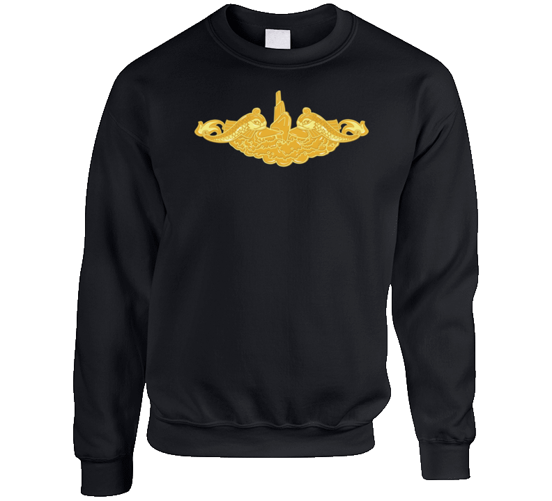 Navy - Submarine Gold Badge Crewneck Sweatshirt