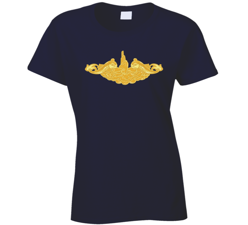 Navy - Submarine Gold Badge T Shirt