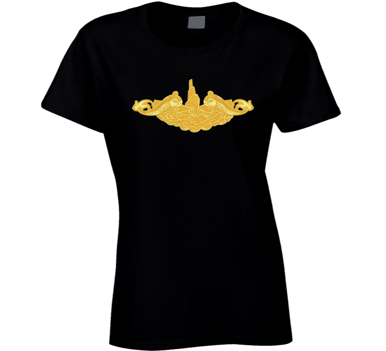 Navy - Submarine Gold Badge T Shirt