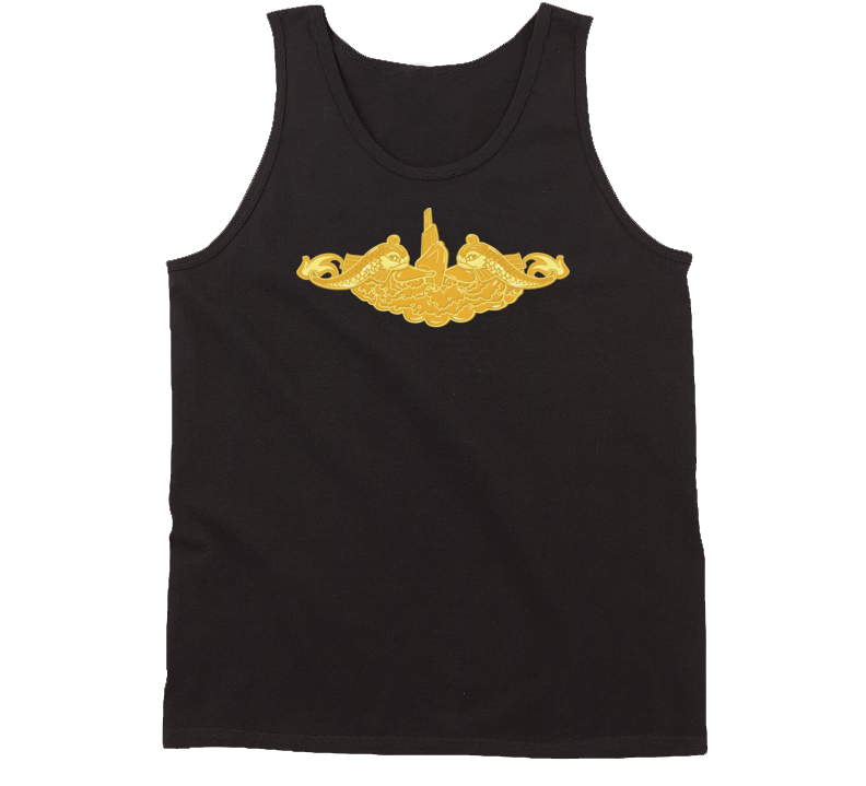 Navy - Submarine Gold Badge Tanktop