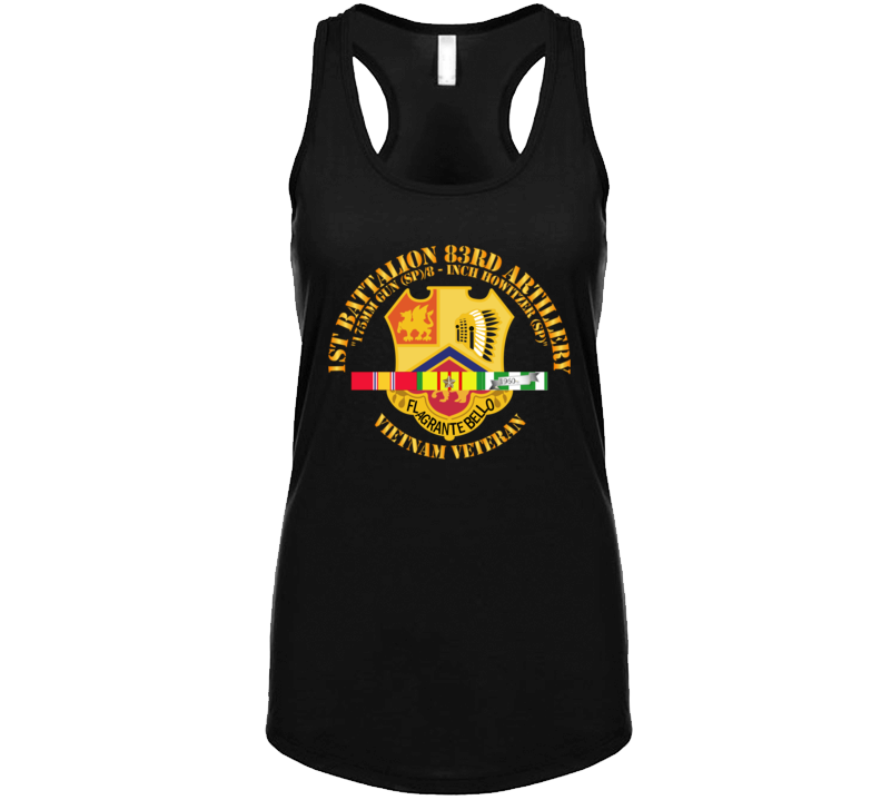 Army - 1st Bn 83rd Artillery - Vietnam Veteran W Svc Tanktop