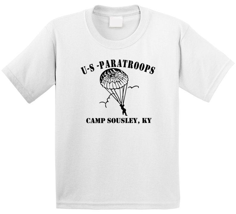 Usmc - Us Paratroops Camp Sousley T Shirt