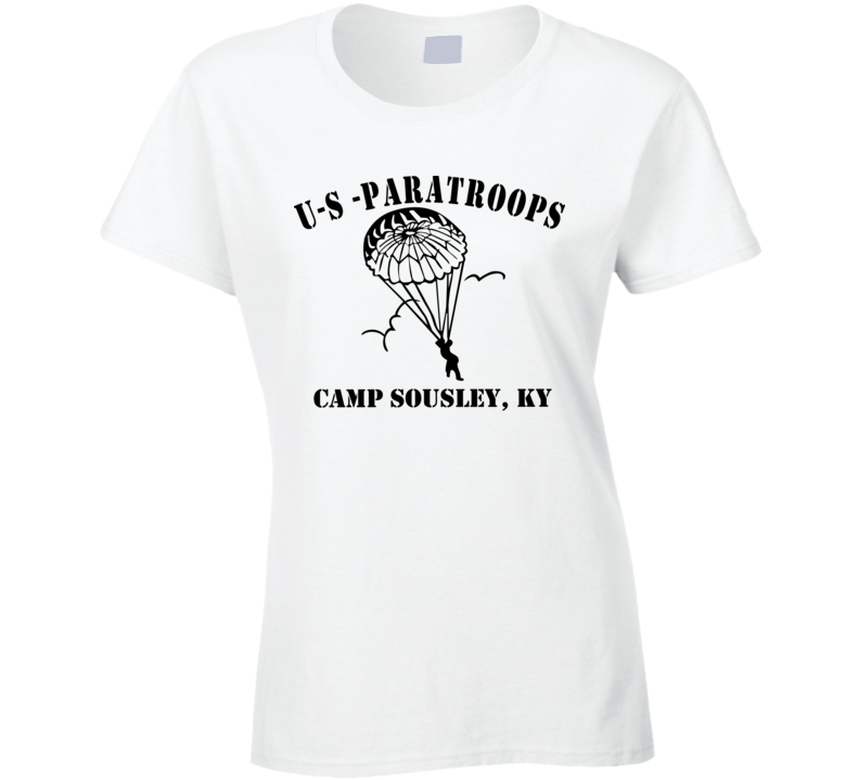 Usmc - Us Paratroops Camp Sousley T Shirt