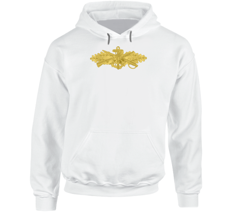 Navy - Seabee Combat Warfare Spec Badge - Of Wo Txt Hoodie