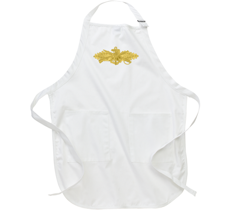 Navy - Seabee Combat Warfare Spec Badge - Of Wo Txt Apron