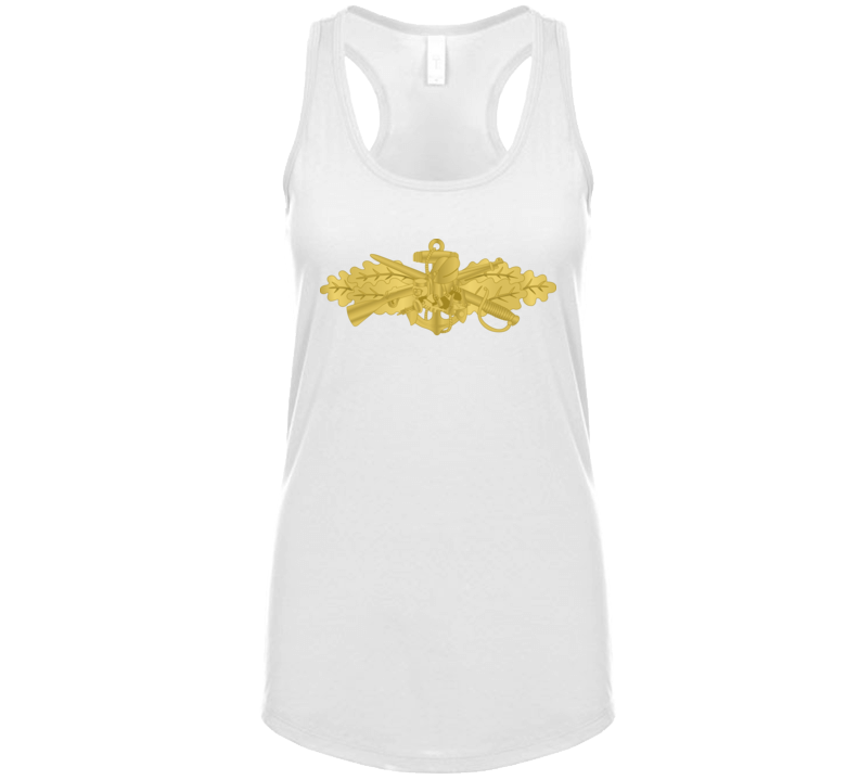 Navy - Seabee Combat Warfare Spec Badge - Of Wo Txt Tanktop
