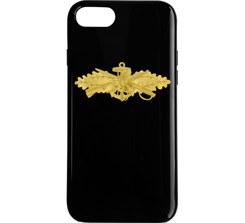 Navy - Seabee Combat Warfare Spec Badge - Of Wo Txt Phone Case