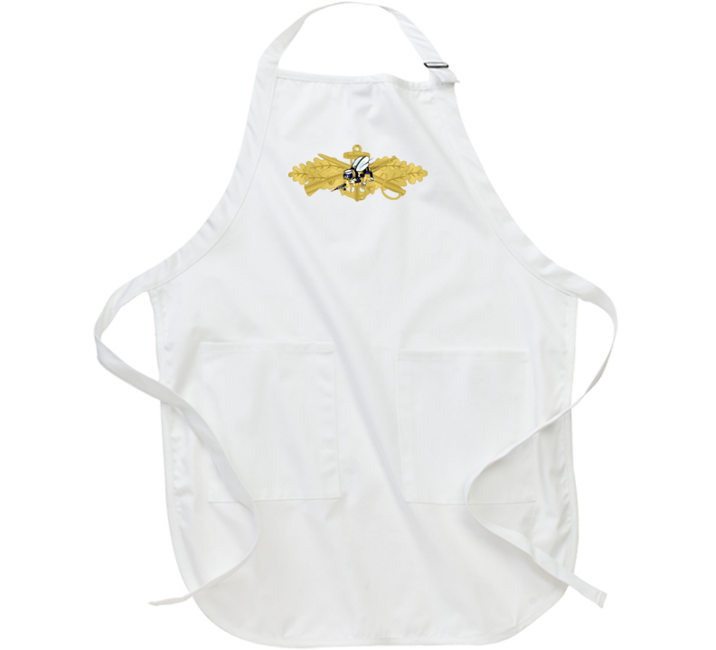 Navy - Seabee Combat Warfare Spec Badge - Of W Color Bee Wo Txt Apron