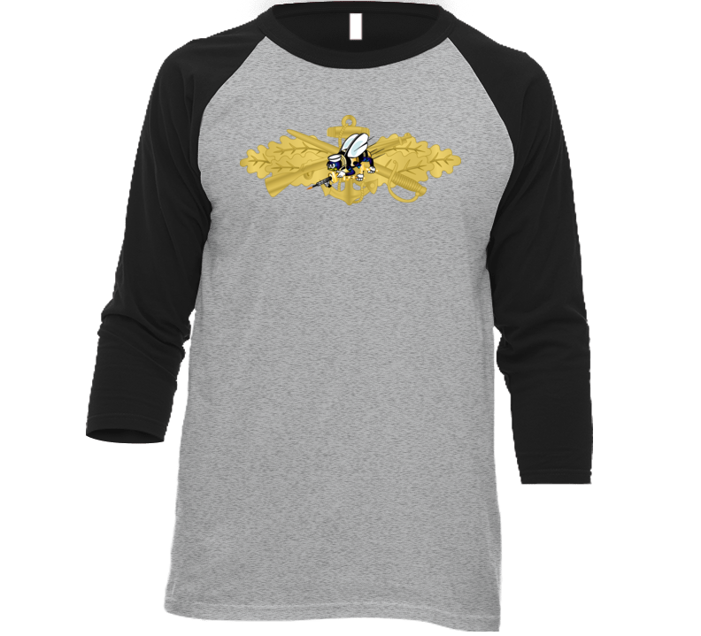 Navy - Seabee Combat Warfare Spec Badge - Of W Color Bee Wo Txt T Shirt