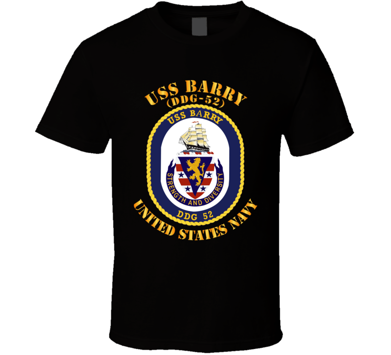 Navy - Uss Barry (ddg-52) T Shirt
