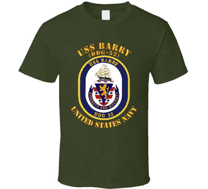 Navy - Uss Barry (ddg-52) T Shirt
