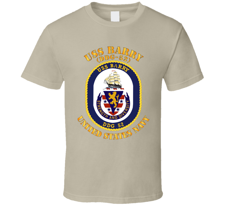 Navy - Uss Barry (ddg-52) T Shirt