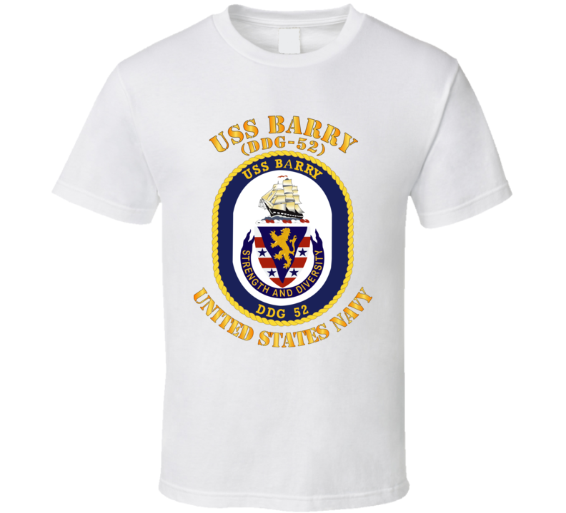 Navy - Uss Barry (ddg-52) T Shirt