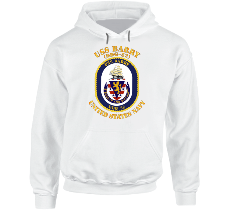 Navy - Uss Barry (ddg-52) Hoodie