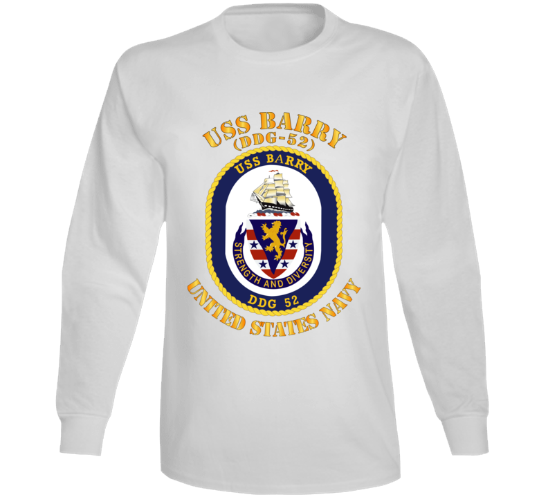 Navy - Uss Barry (ddg-52) Long Sleeve