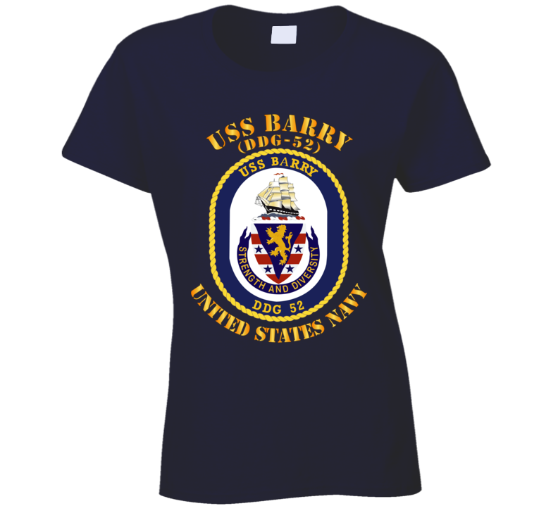 Navy - Uss Barry (ddg-52) Ladies