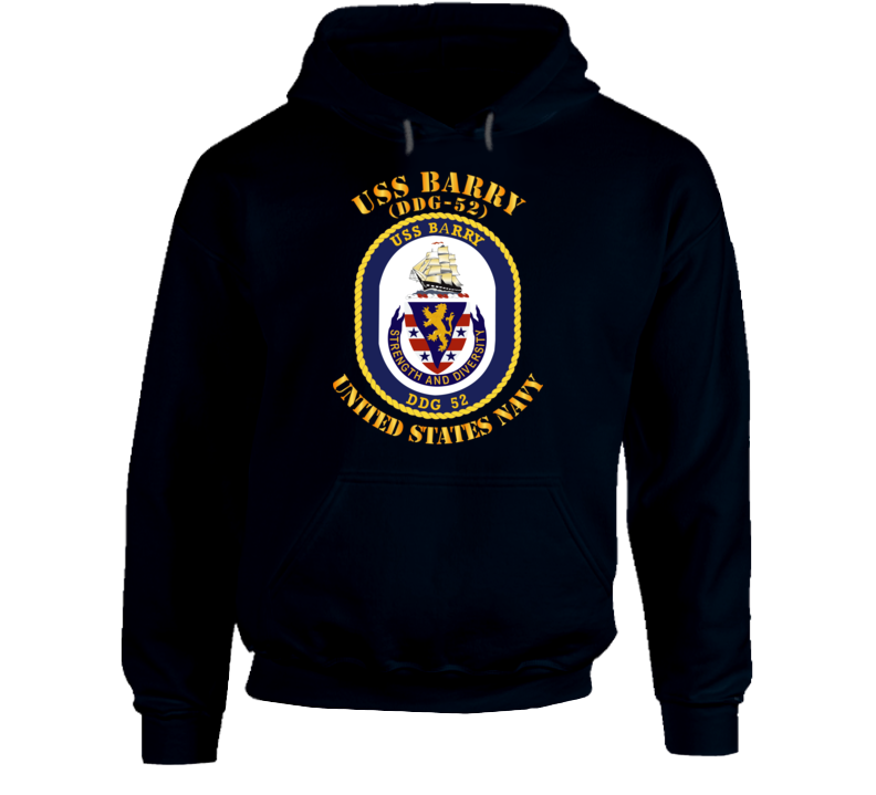 Navy - Uss Barry (ddg-52) Hoodie