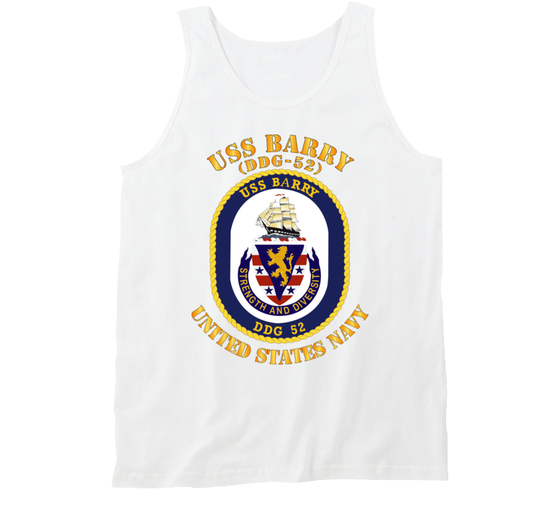 Navy - Uss Barry (ddg-52) Tanktop