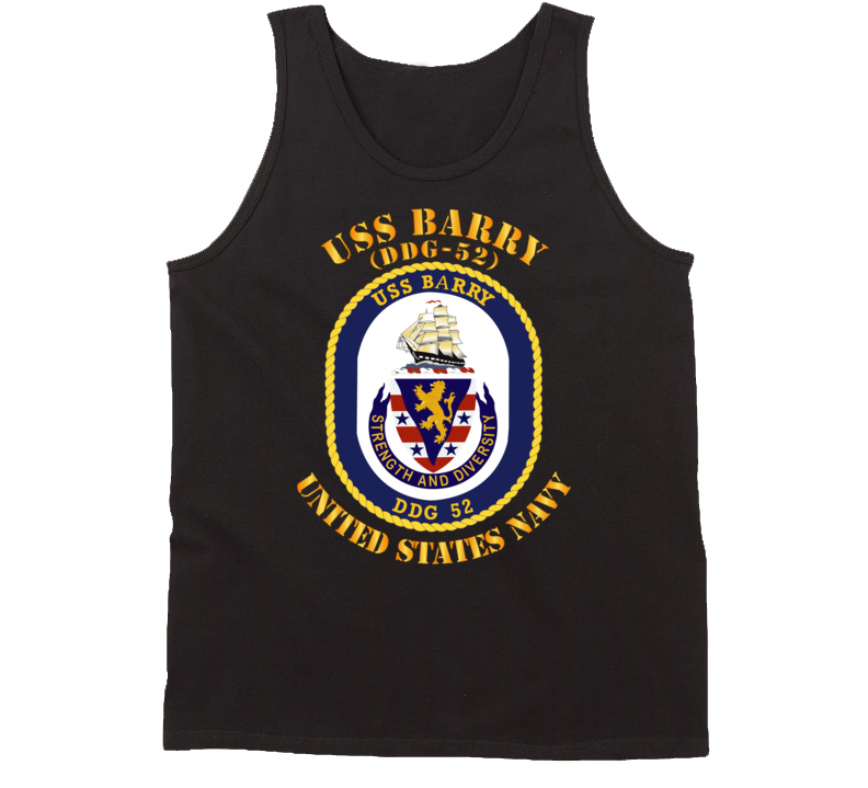 Navy - Uss Barry (ddg-52) Tanktop