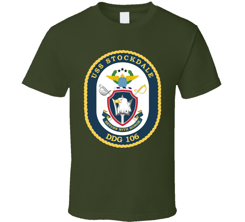 Navy - Uss Stockdale (ddg-106) Wo Txt T Shirt