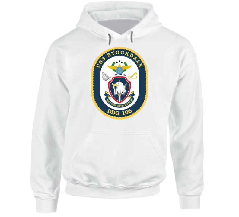 Navy - Uss Stockdale (ddg-106) Wo Txt Hoodie