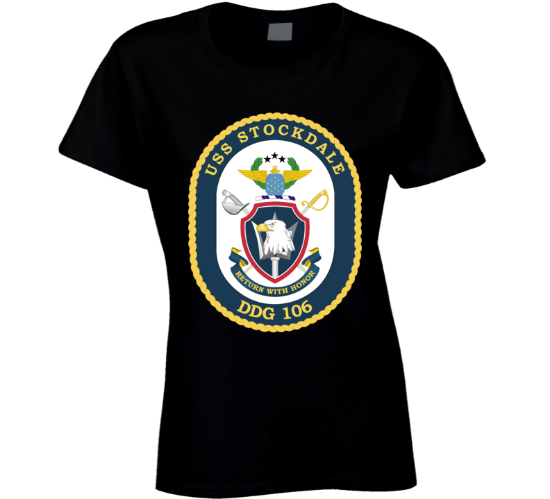 Navy - Uss Stockdale (ddg-106) Wo Txt Ladies