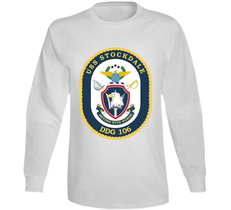 Navy - Uss Stockdale (ddg-106) Wo Txt Long Sleeve