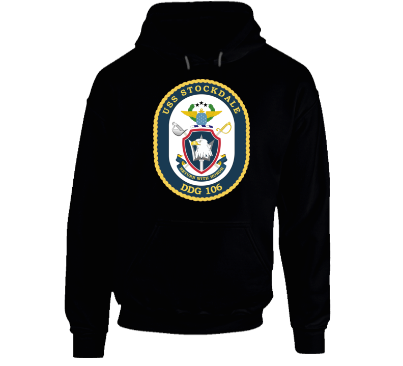 Navy - Uss Stockdale (ddg-106) Wo Txt Hoodie