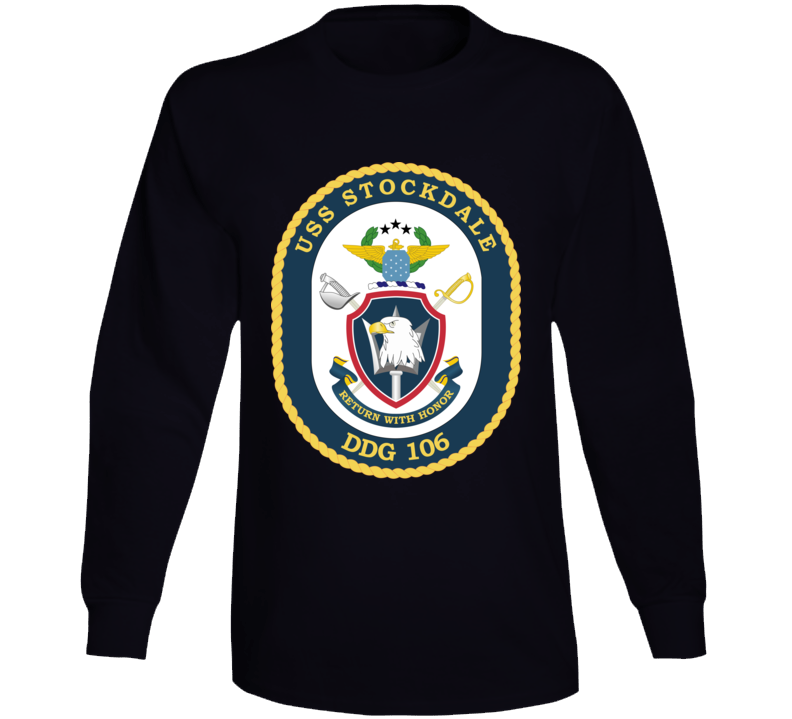 Navy - Uss Stockdale (ddg-106) Wo Txt Long Sleeve