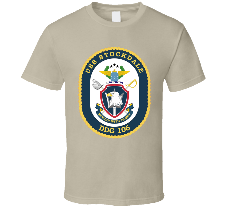Navy - Uss Stockdale (ddg-106) Wo Txt T Shirt