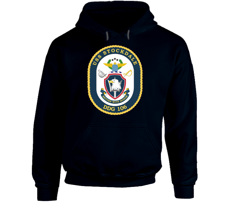 Navy - Uss Stockdale (ddg-106) Wo Txt Hoodie