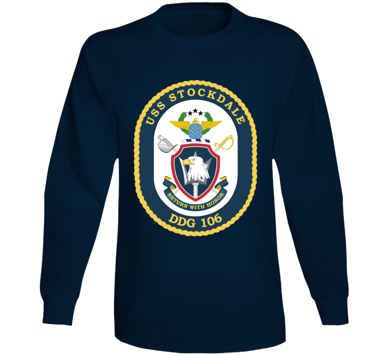 Navy - Uss Stockdale (ddg-106) Wo Txt Long Sleeve