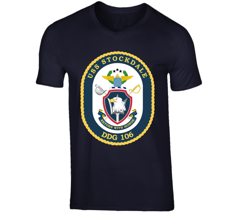 Navy - Uss Stockdale (ddg-106) Wo Txt V-neck