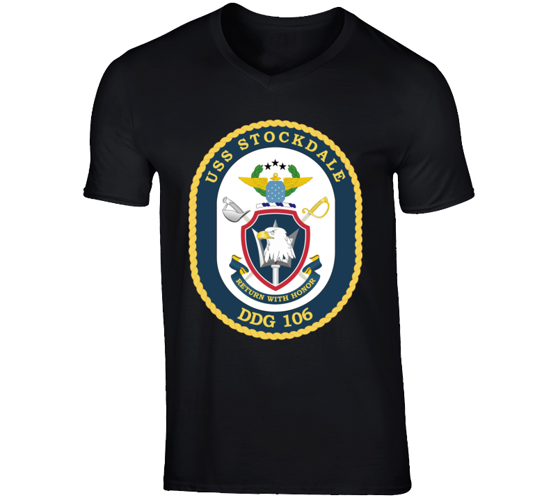 Navy - Uss Stockdale (ddg-106) Wo Txt V-neck