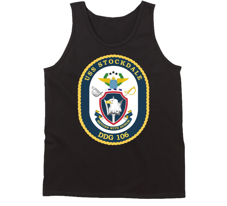 Navy - Uss Stockdale (ddg-106) Wo Txt Tanktop