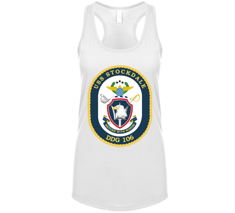 Navy - Uss Stockdale (ddg-106) Wo Txt Ladies Tanktop