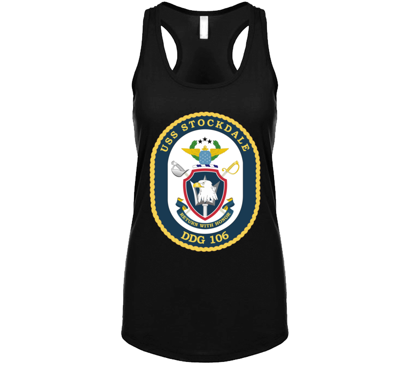 Navy - Uss Stockdale (ddg-106) Wo Txt Ladies Tanktop