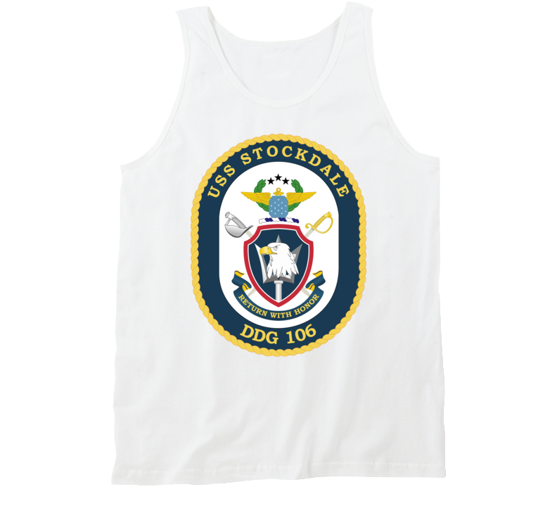 Navy - Uss Stockdale (ddg-106) Wo Txt Tanktop