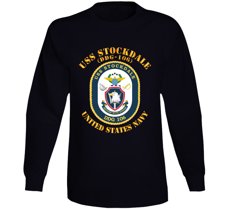 Navy - Uss Stockdale (ddg-106) Long Sleeve