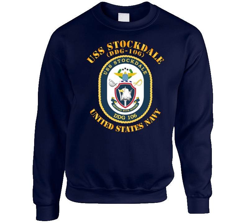 Navy - Uss Stockdale (ddg-106) Crewneck Sweatshirt