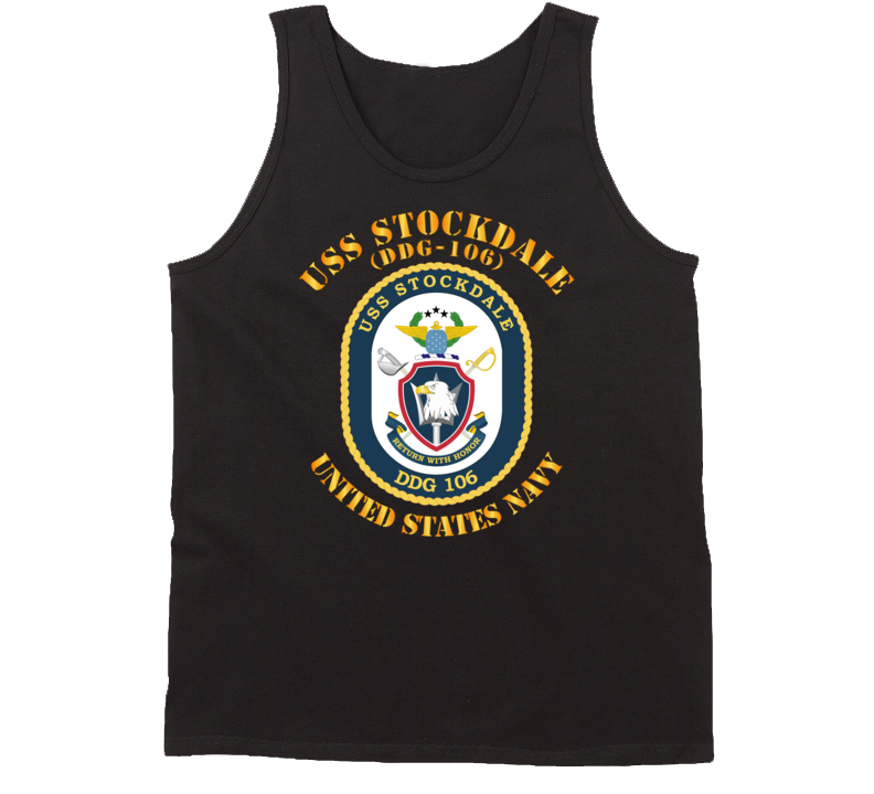 Navy - Uss Stockdale (ddg-106) Tanktop