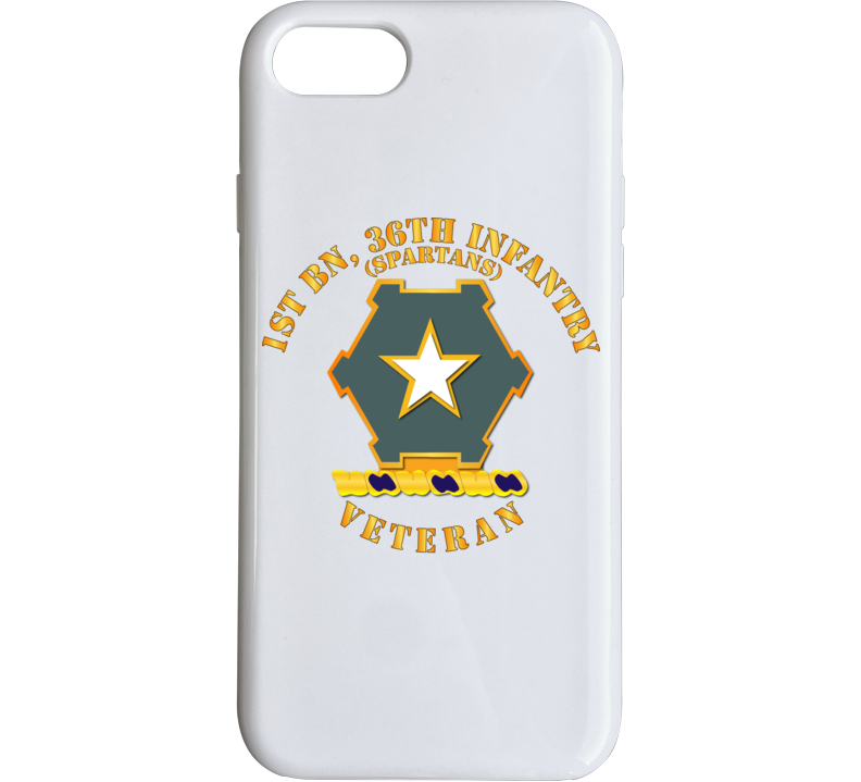 Army - 1st Bn 36th Infantry Dui - Spartans - Veteran Phone Case