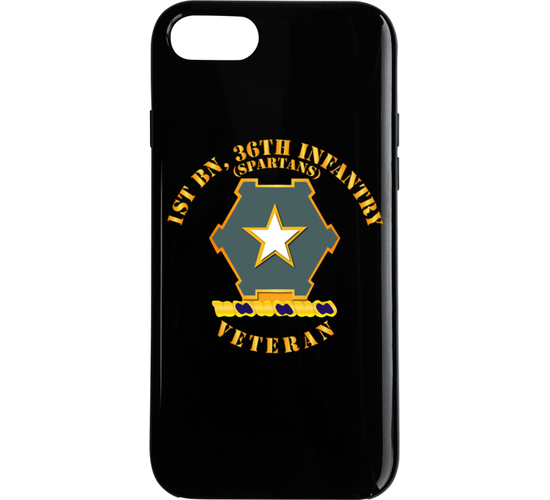 Army - 1st Bn 36th Infantry Dui - Spartans - Veteran Phone Case