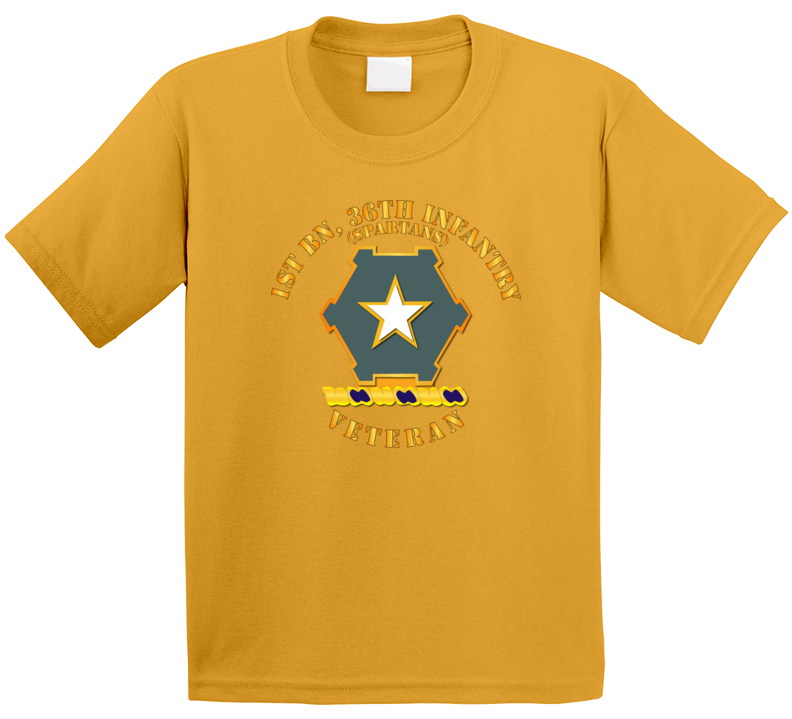 Army - 1st Bn 36th Infantry Dui - Spartans - Veteran Kids